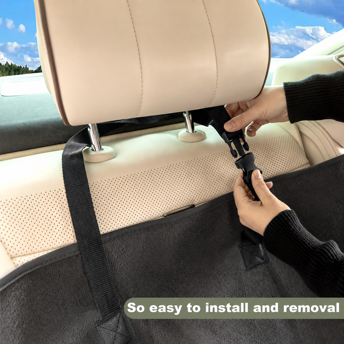 Waterproof Backseat Car Towel Seat Cover
