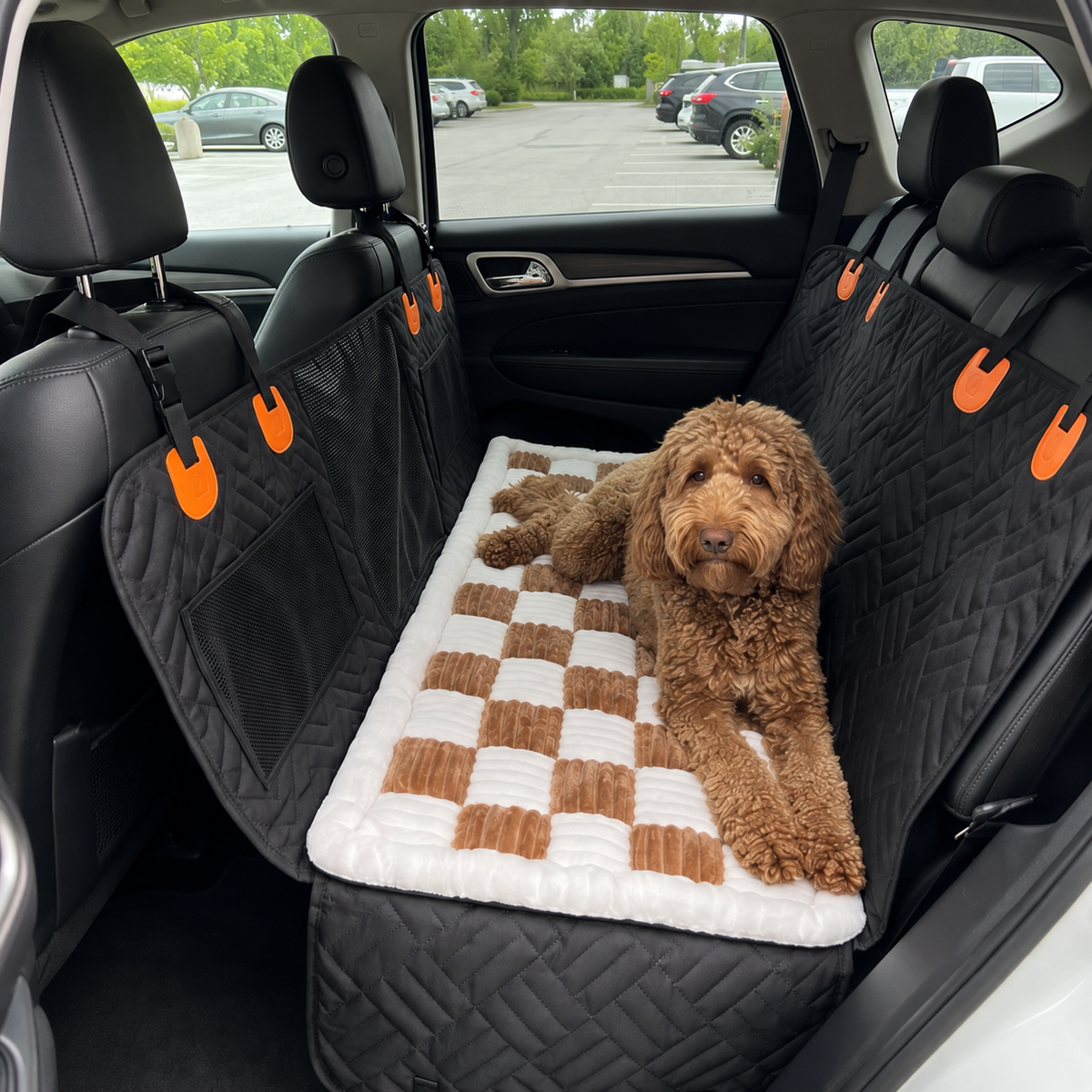 PlushPad™ Dog Bed for Car & Couch