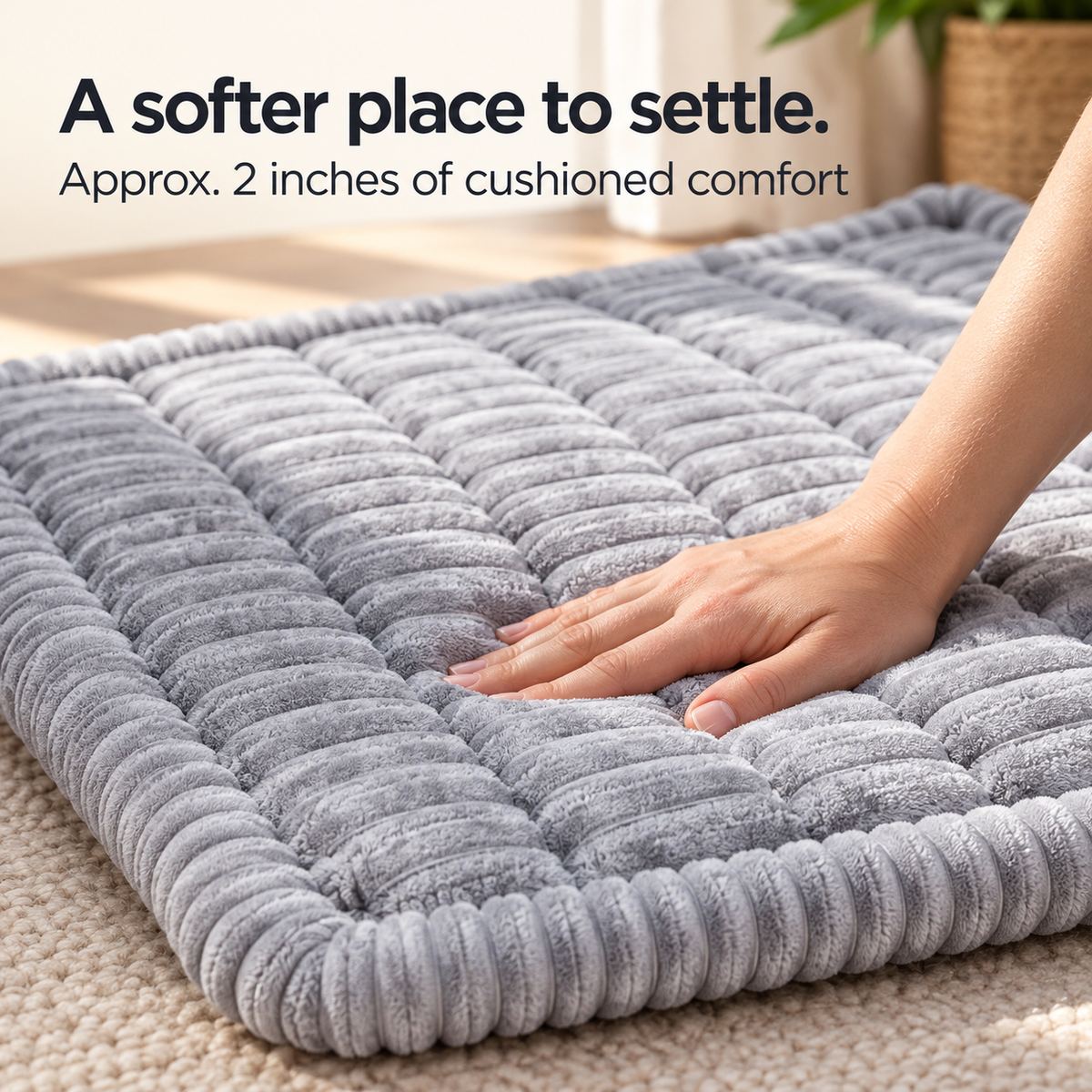 Thickened Dog Bed for Car Back Seat & Couch