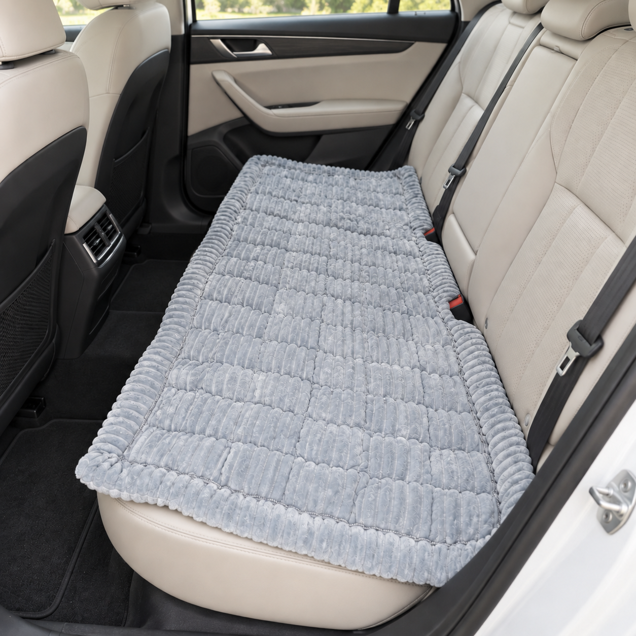 PlushPad™ Dog Bed for Car Backseat & Couch