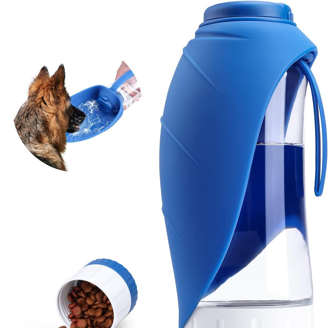 2 in 1 Multifunction Portable Dog Water Bottle