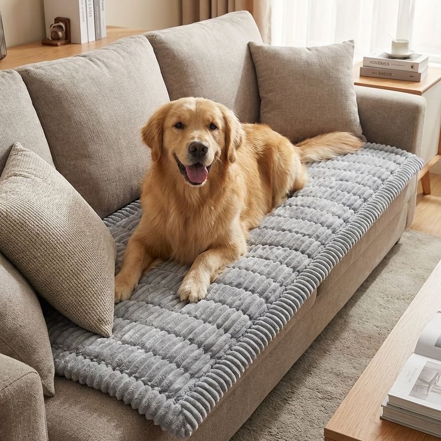 Thickened Dog Bed for Car Back Seat & Couch