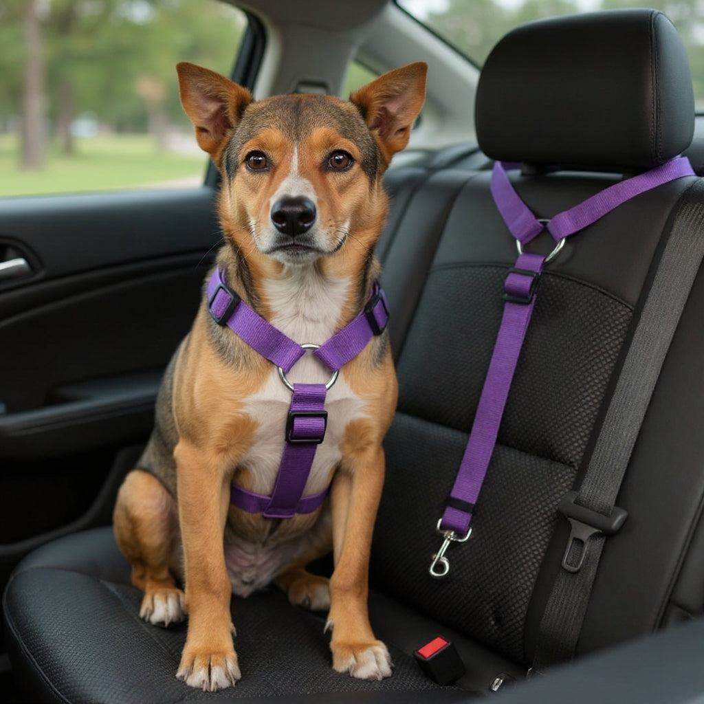 2 Pack Headrest Car Dog Safety Seatbelt