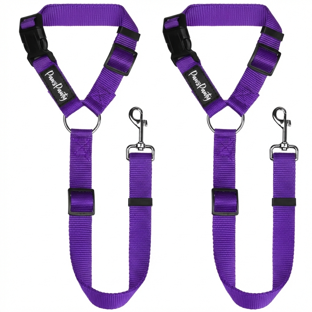 2 Pack Headrest Car Dog Safety Seatbelt