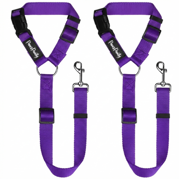 2 Pack Adjustable Headrest Car Dog Safety Seatbelt