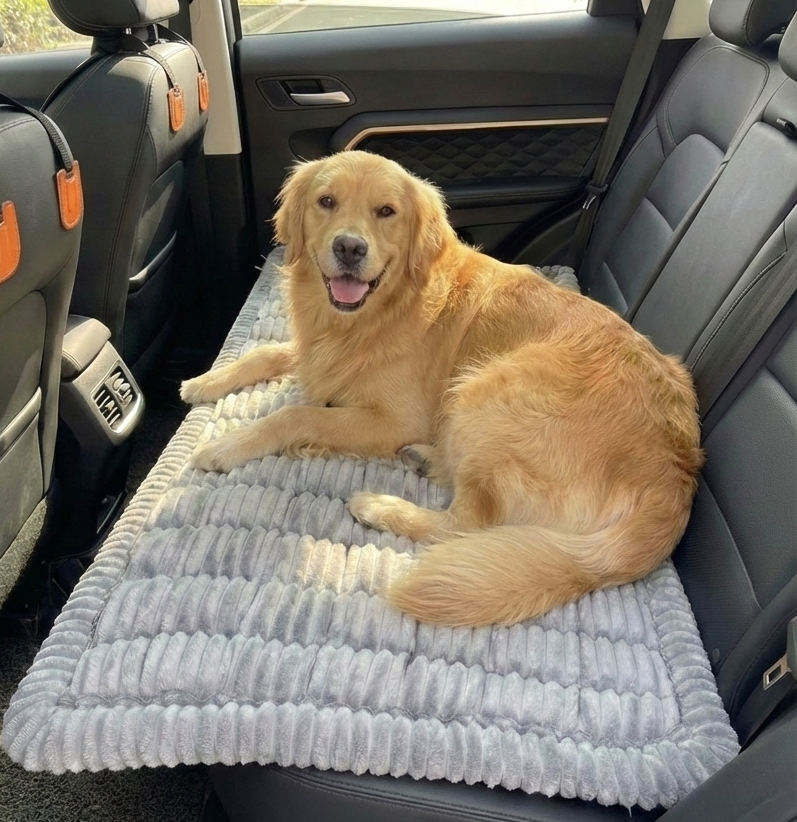 Thickened Dog Bed for Car BackSeat