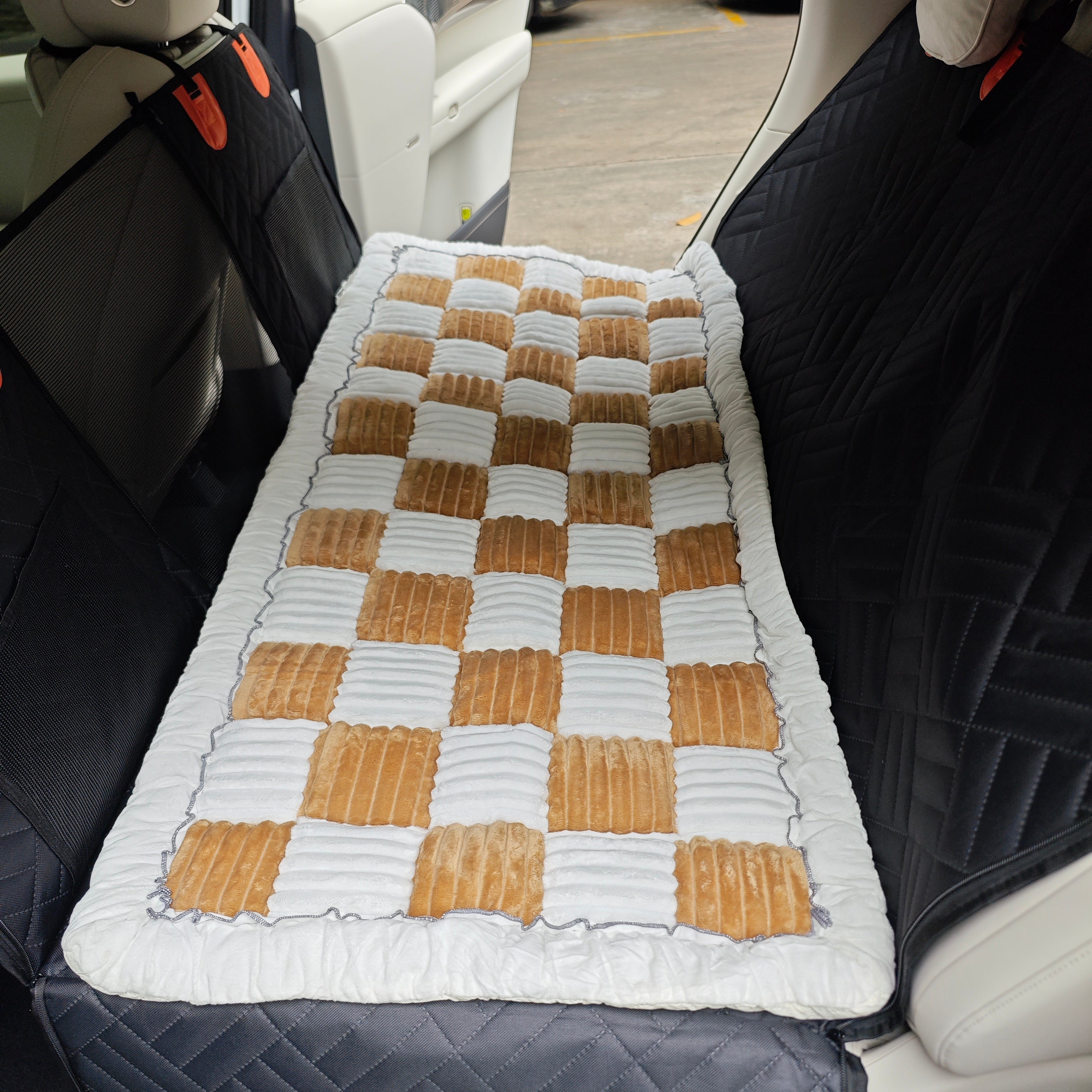 Thick Dog Car Bed for Back Seat & Couch