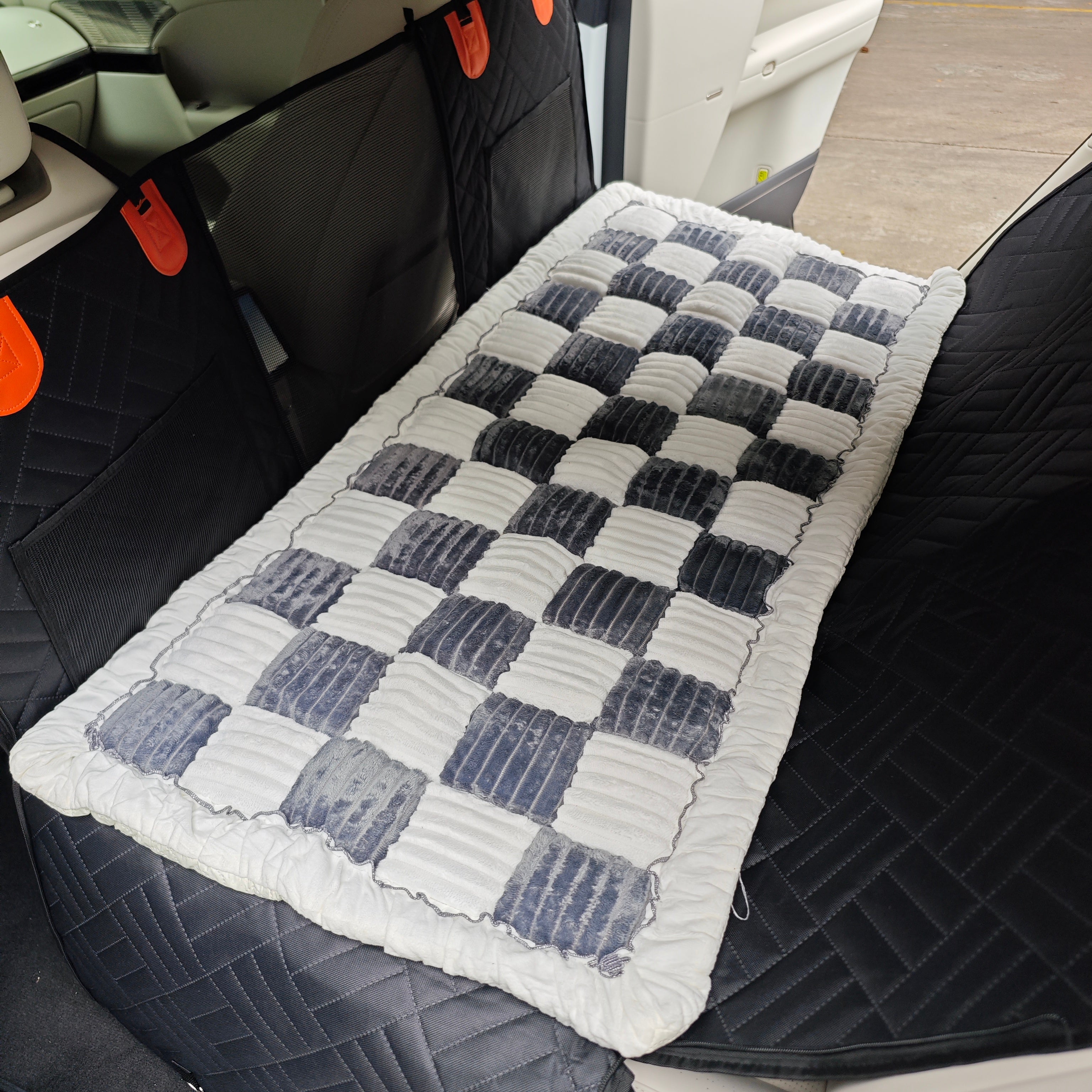 Thick Dog Car Bed for Back Seat & Couch