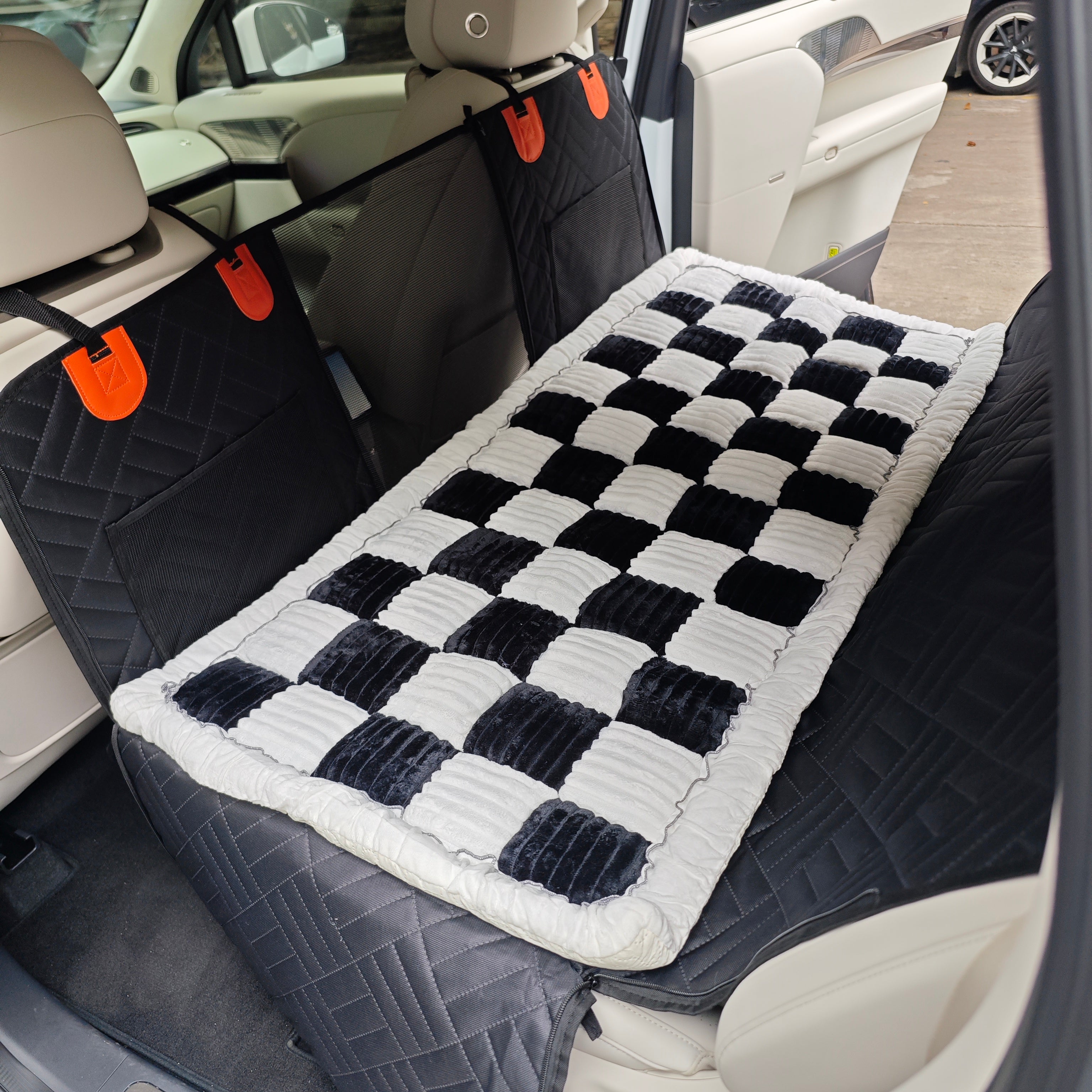 Thick Dog Car Bed for Back Seat & Couch
