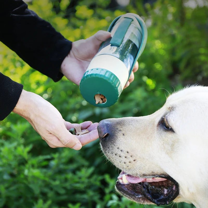 2 in 1 Multifunction Portable Dog Water Bottle