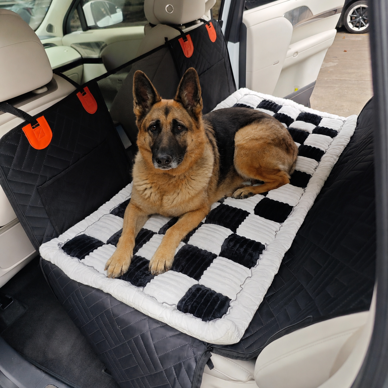 PlushPad™ Dog Bed for Car & Couch