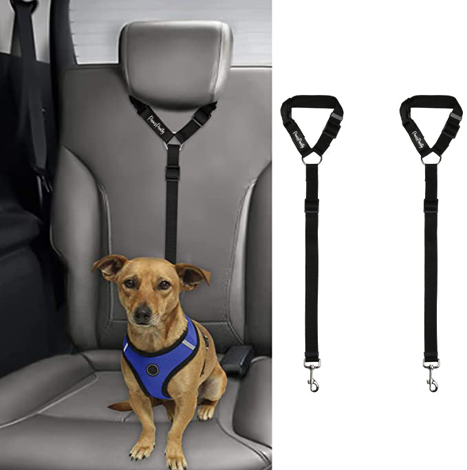 2 Pack Headrest Car Dog Safety Seatbelt