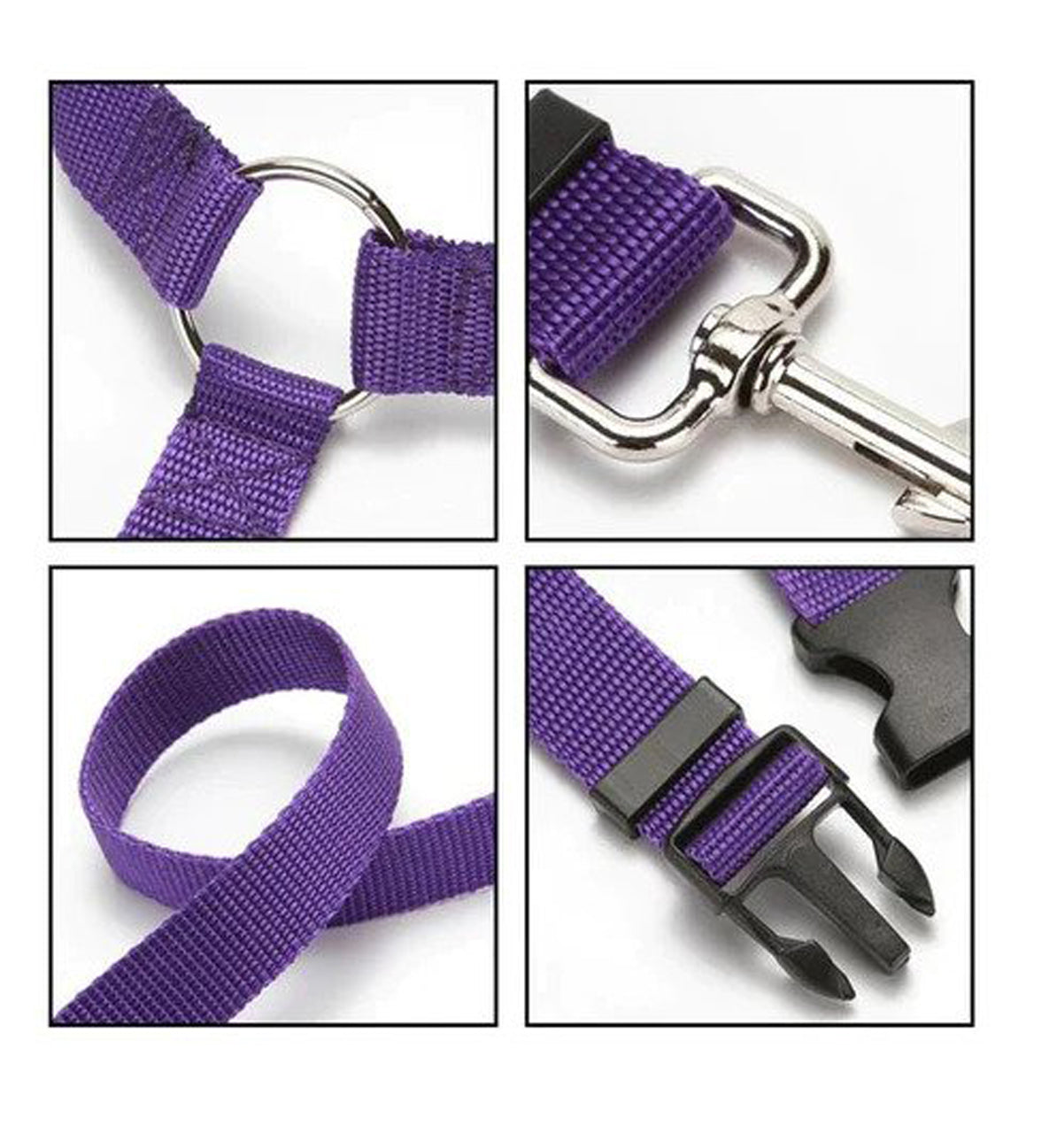 2 Pack Headrest Car Dog Safety Seatbelt