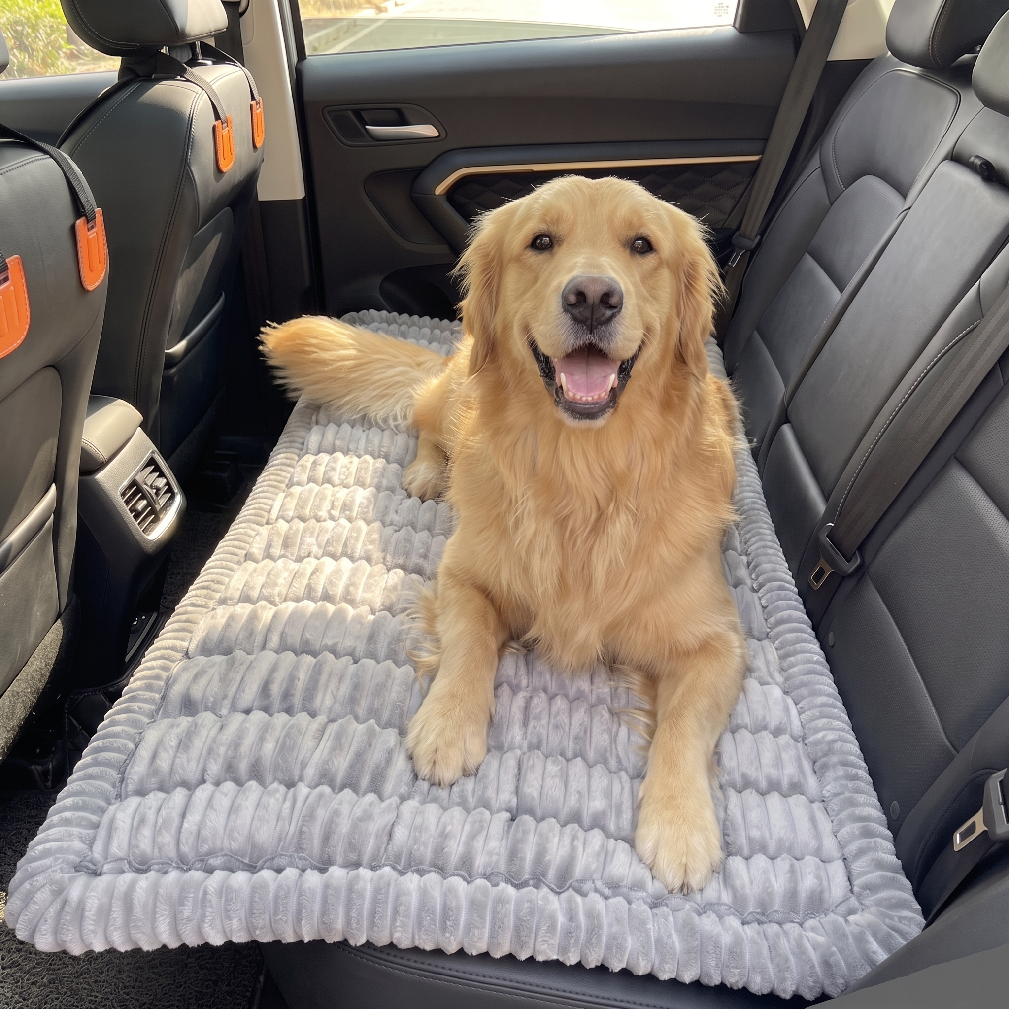 Thickened Dog Bed for Car Back Seat & Couch