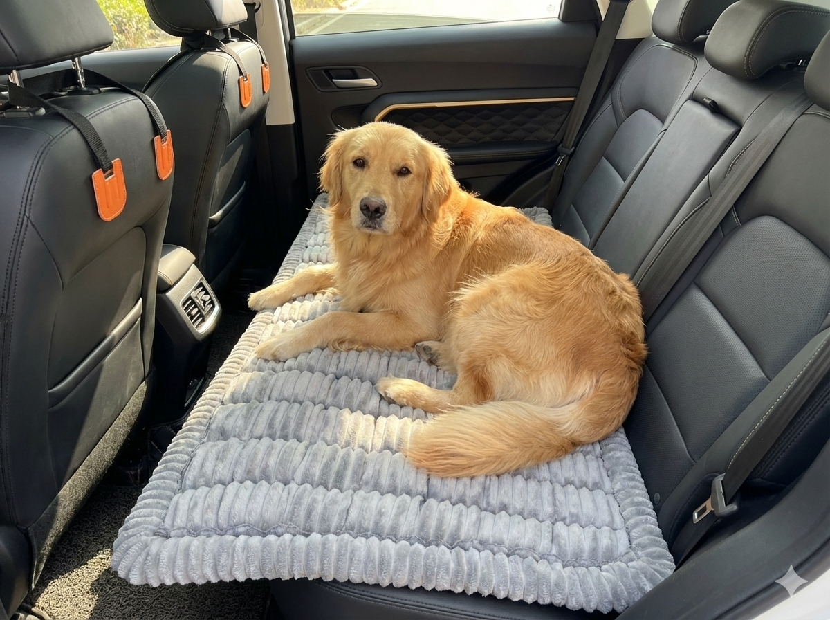 Anti-slip Dog Car Bed